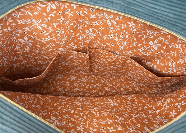 Sac cabas avec fermeture