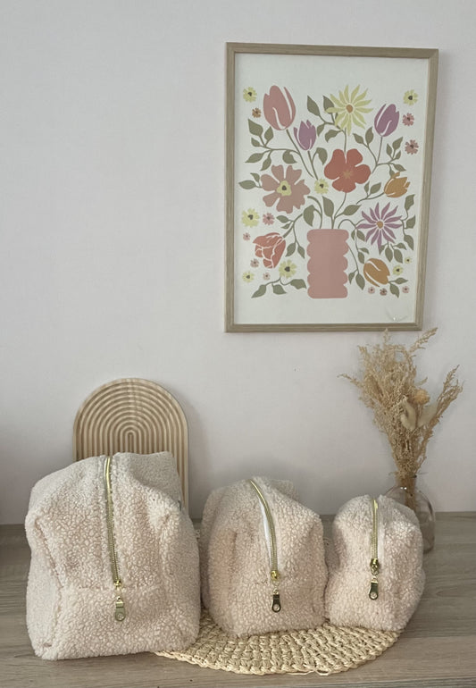 Trousse de toilette teddy personnalisable