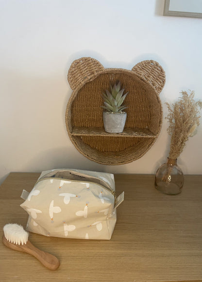 Trousse de toilette en coton