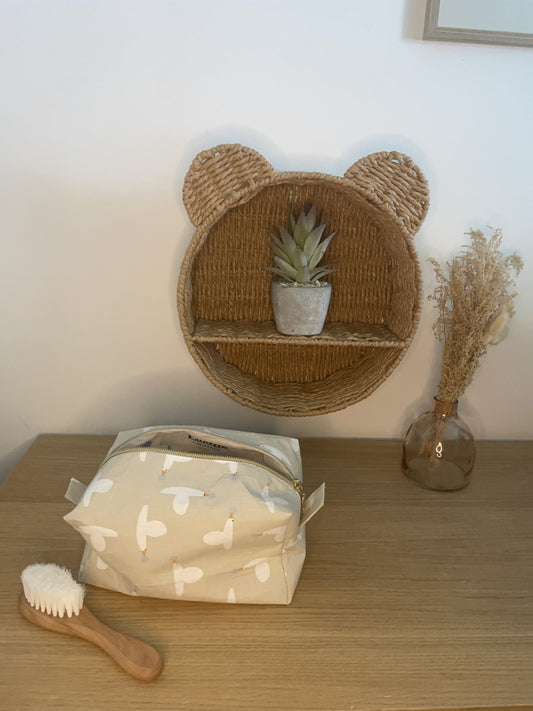 Trousse de toilette en coton